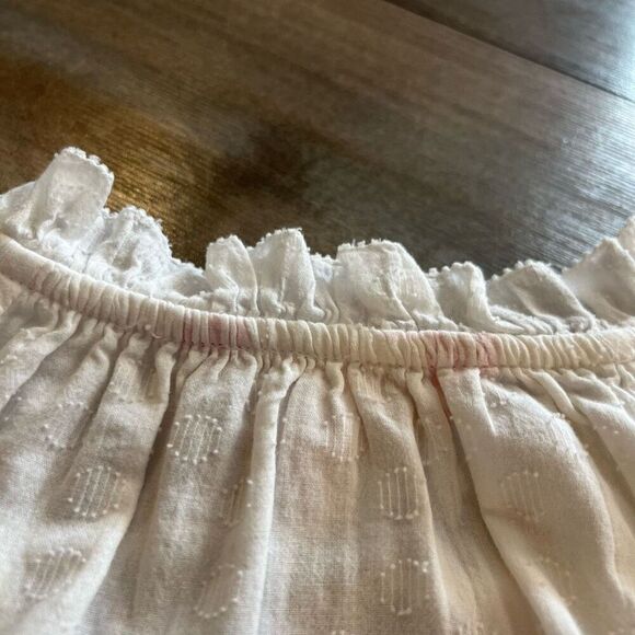 Lilly Pulitzer White Casual‎ Blouse Women Small Bin H-34 - Picture 7 of 7